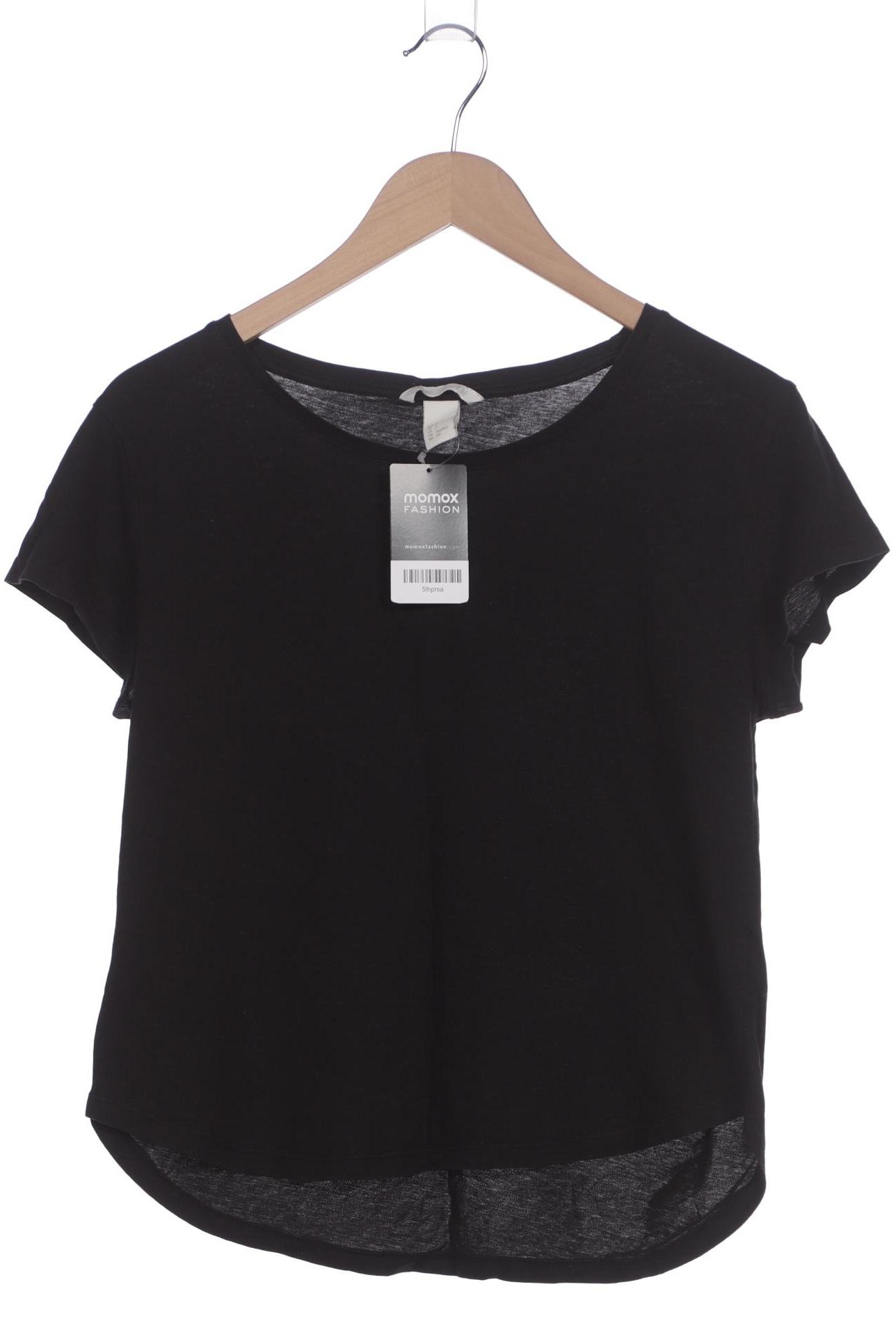 

H&M Damen T-Shirt, schwarz, Gr. 36