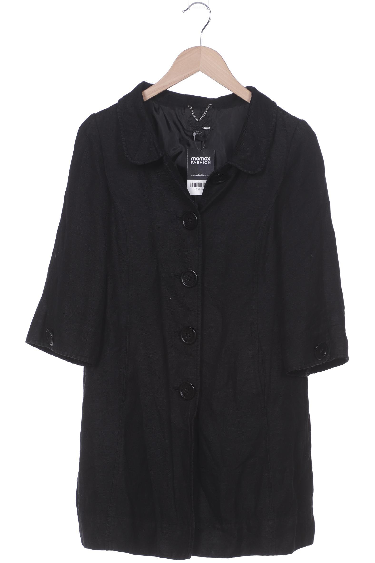 

H&M Damen Mantel, schwarz, Gr. 34
