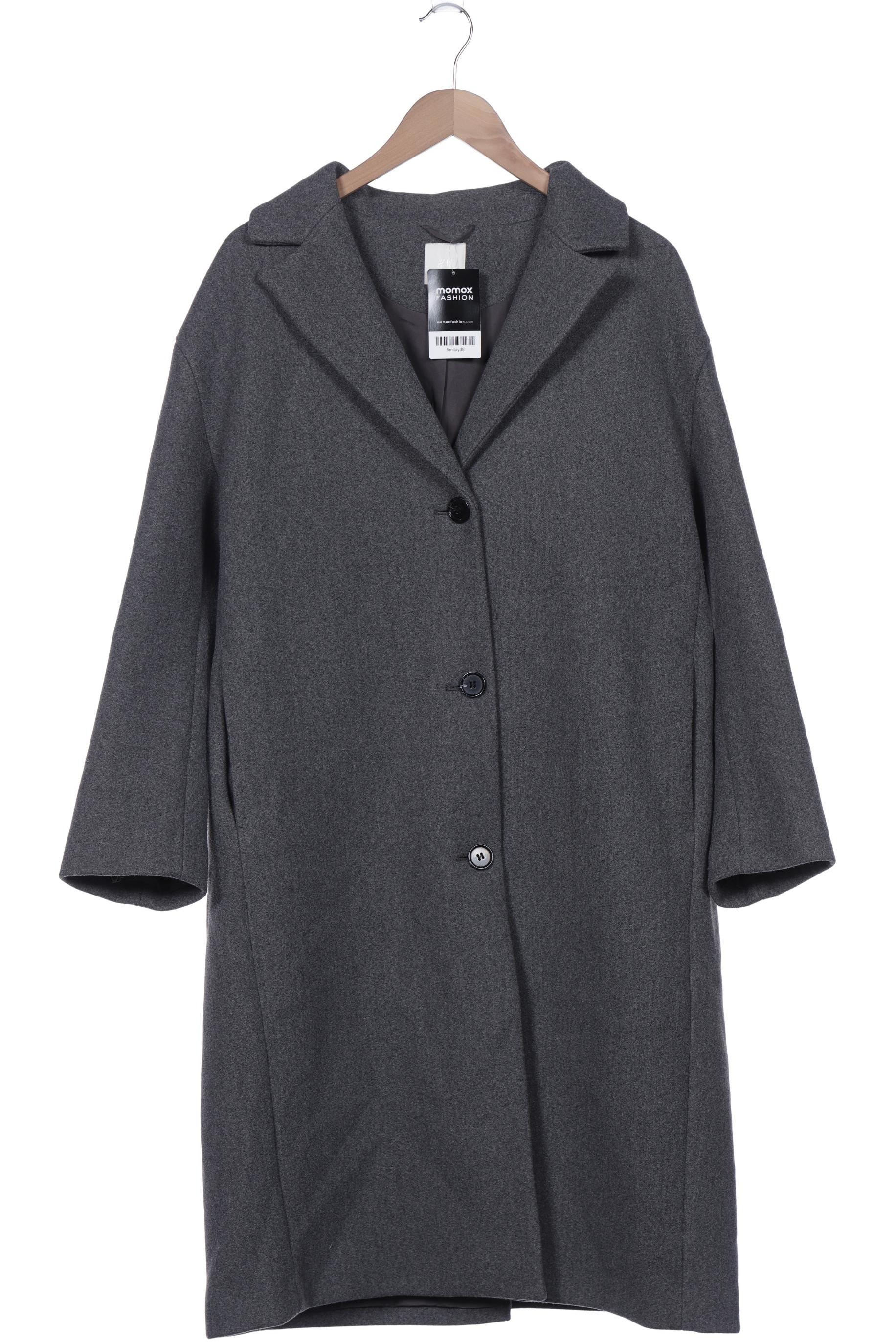 

H&M Damen Mantel, grau, Gr. 42