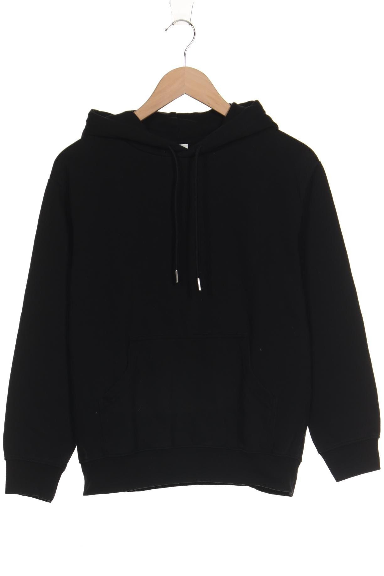 

H&M Damen Kapuzenpullover, schwarz, Gr. 34