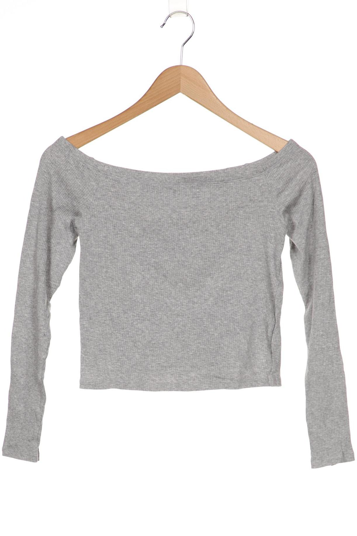 

H&M Damen Langarmshirt, grau