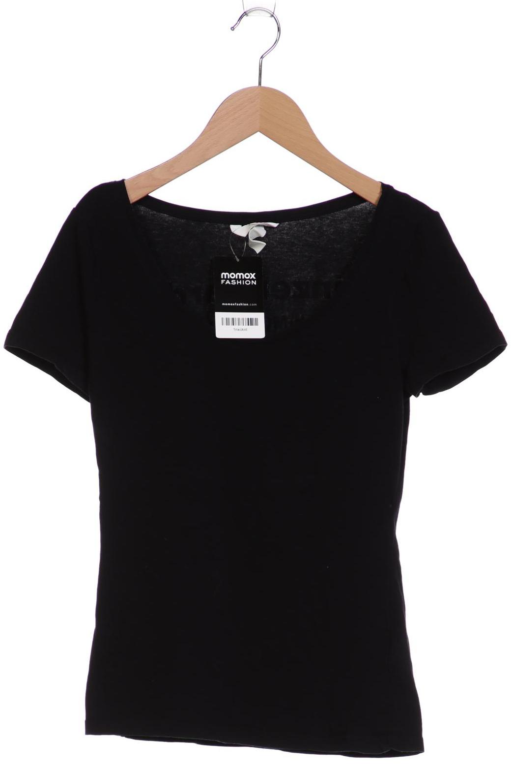 

H&M Damen T-Shirt, schwarz, Gr. 36