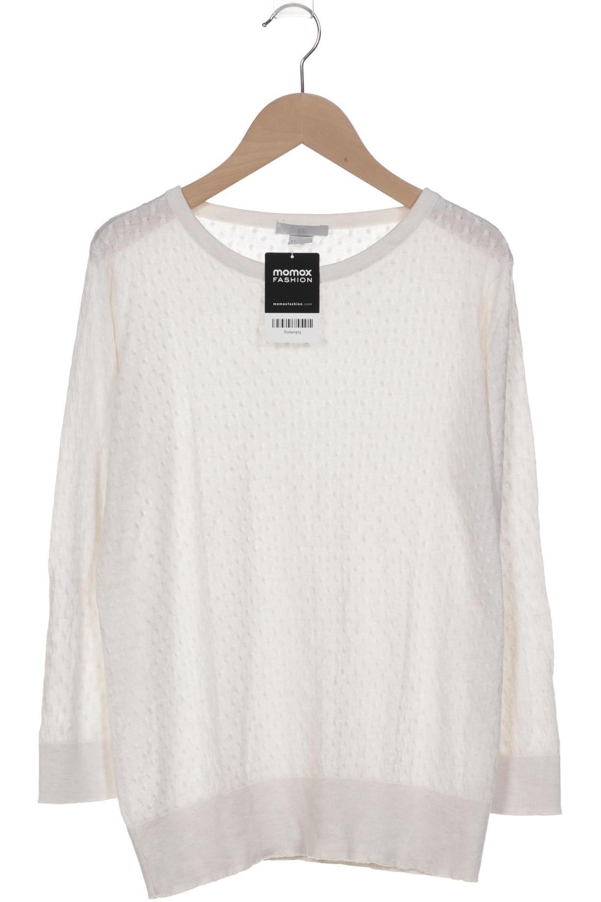 

H&M Damen Pullover, weiß, Gr. 42