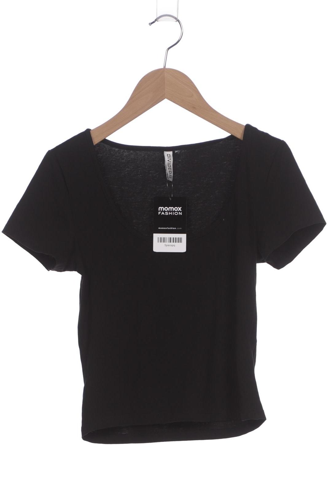 

H&M Damen T-Shirt, schwarz, Gr. 34