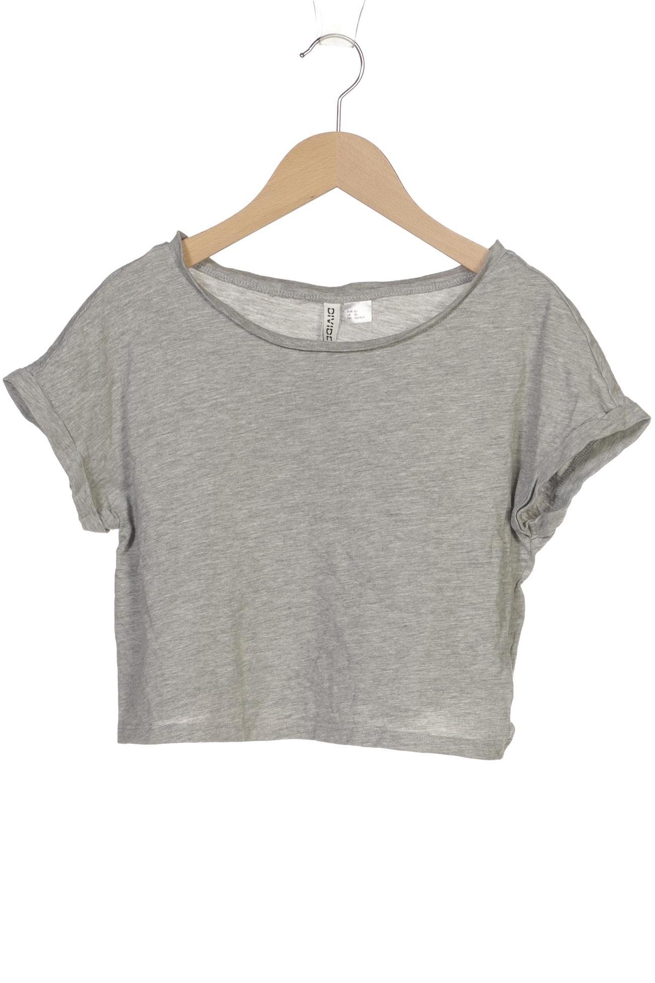 

H&M Damen T-Shirt, grau, Gr. 34