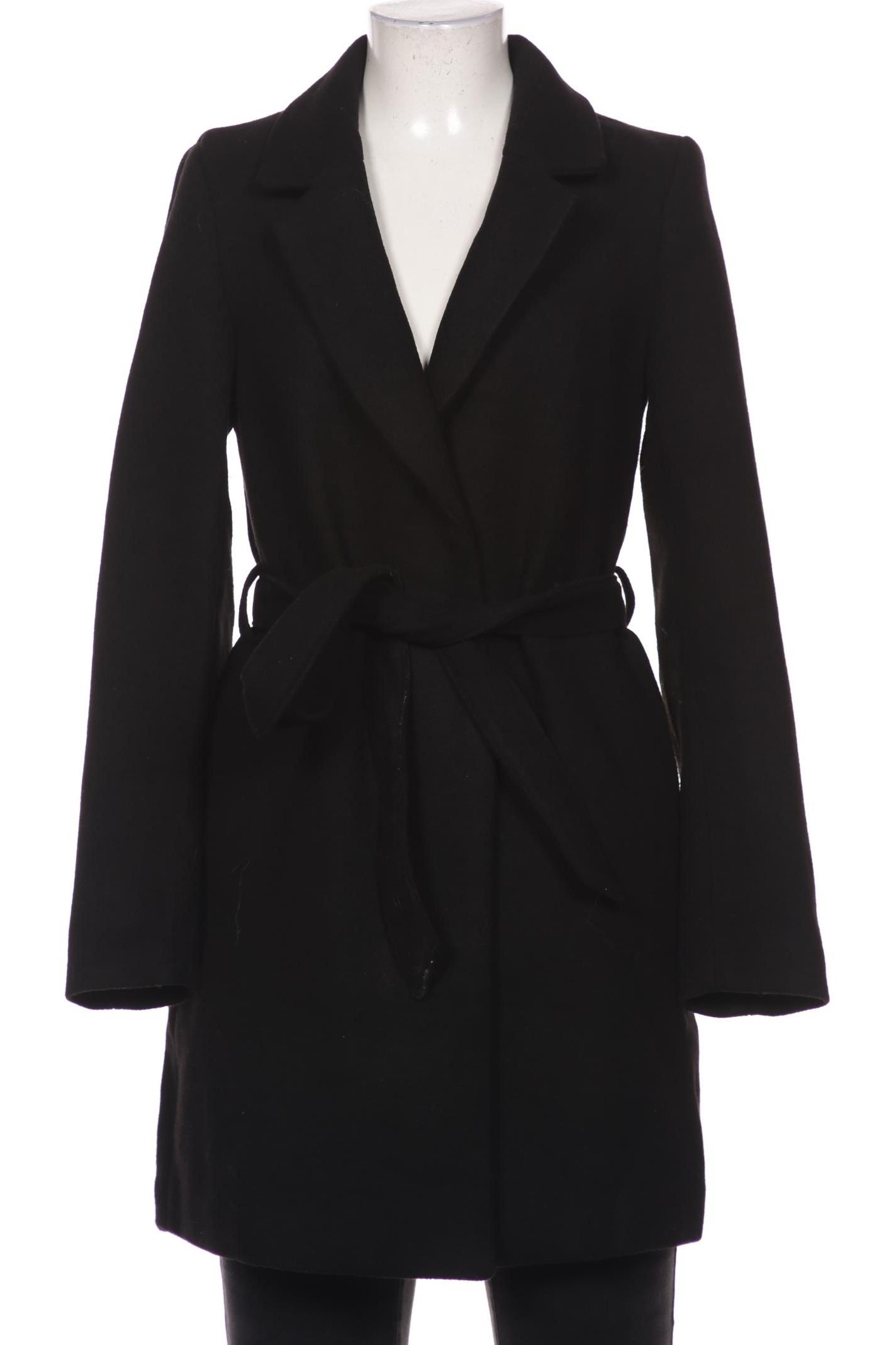 

H&M Damen Mantel, schwarz, Gr. 36