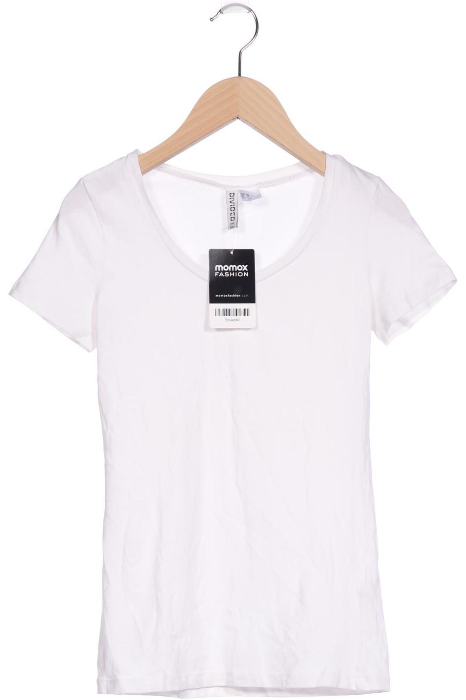 

H&M Damen T-Shirt, weiß, Gr. 34