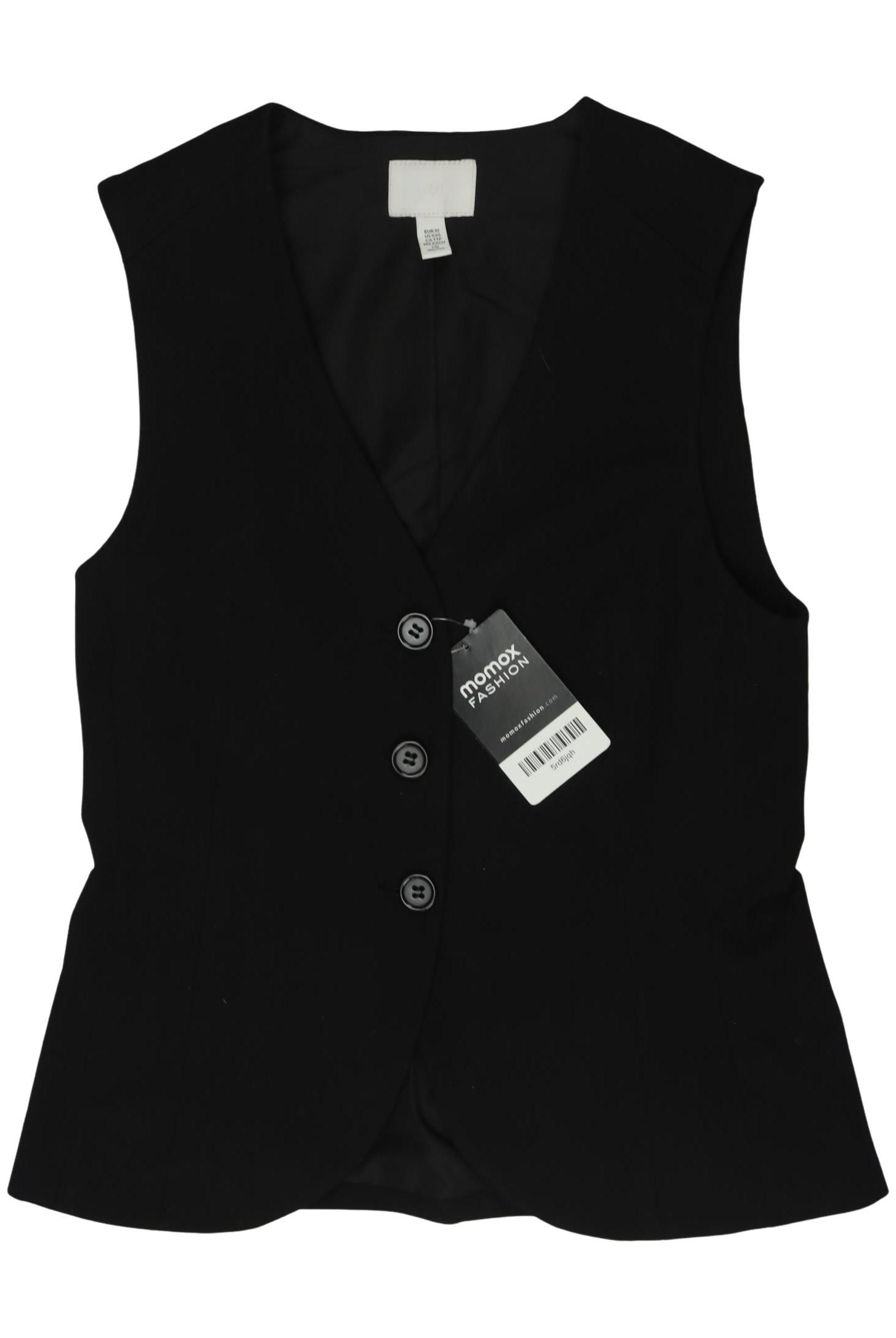

H&M Damen Weste, schwarz, Gr. 32