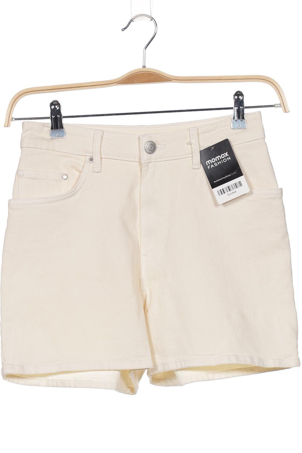 

H&M Damen Shorts, cremeweiß, Gr. 36