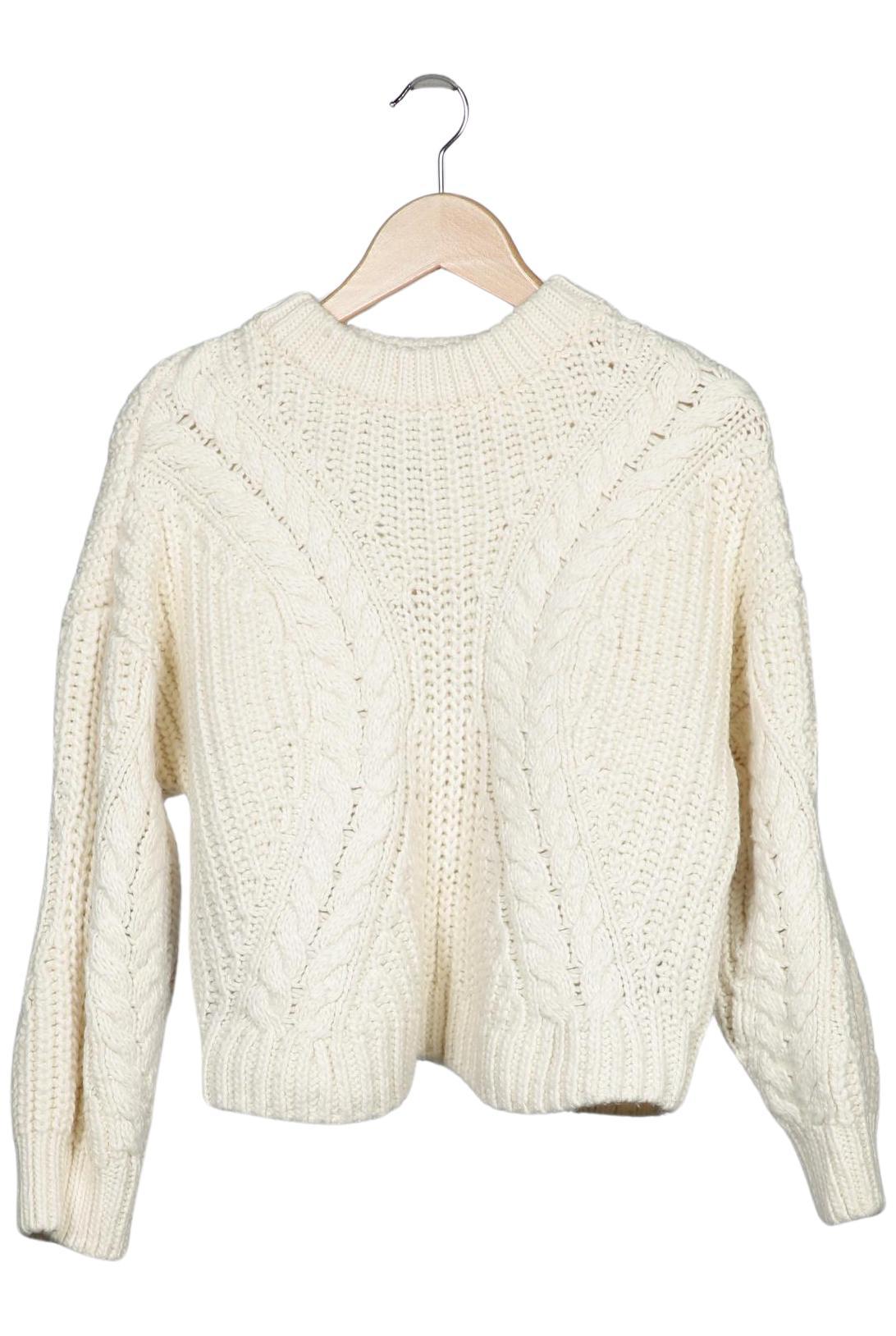 

H&M Damen Pullover, cremeweiß, Gr. 38