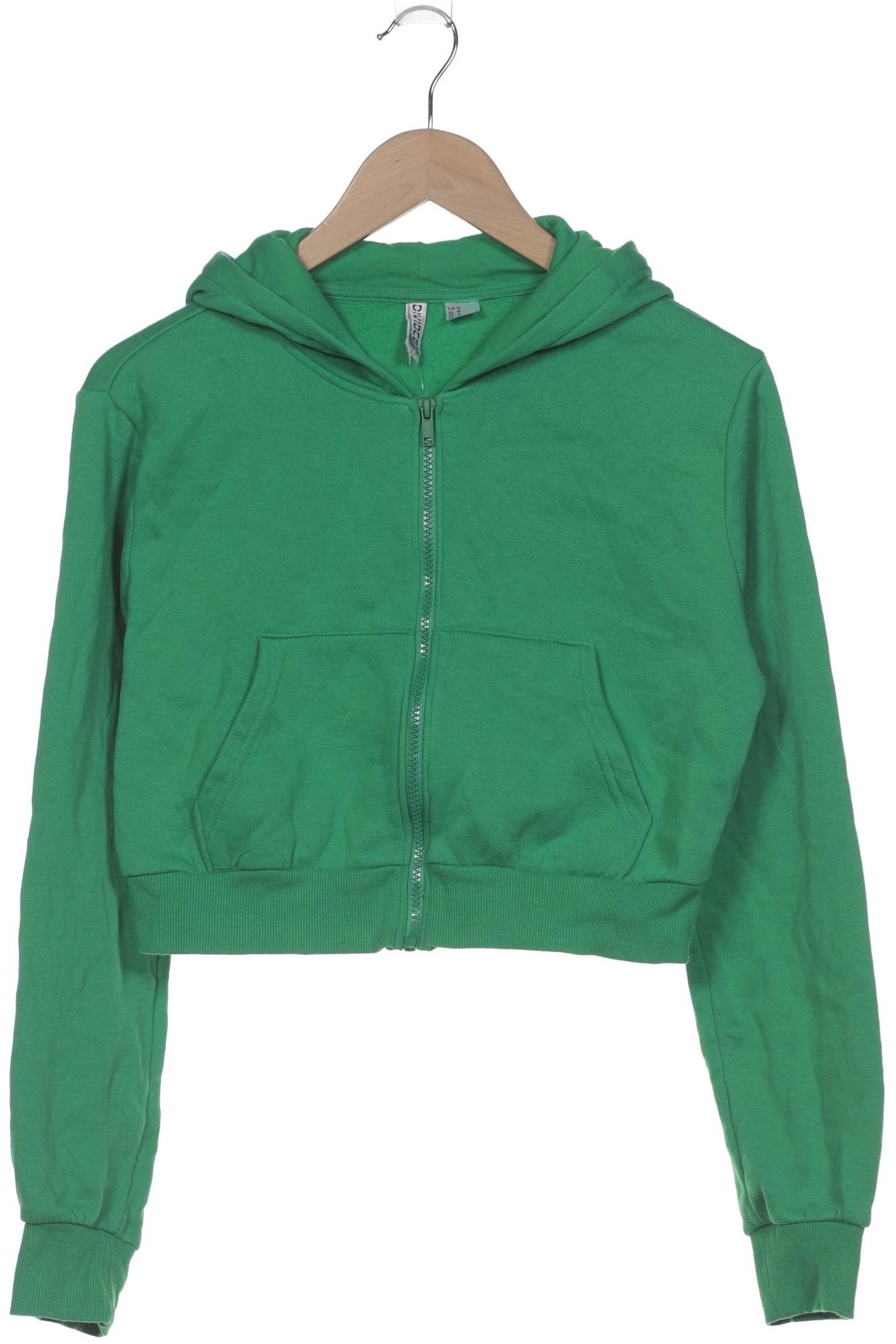 

H&M Damen Kapuzenpullover, grün, Gr. 38