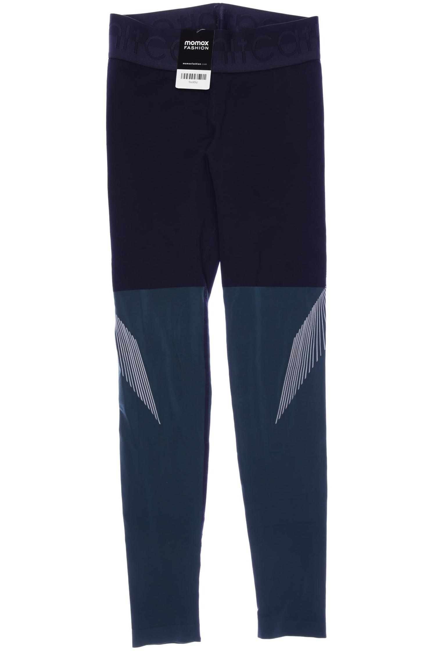 

H&M Damen Stoffhose, marineblau, Gr. 0