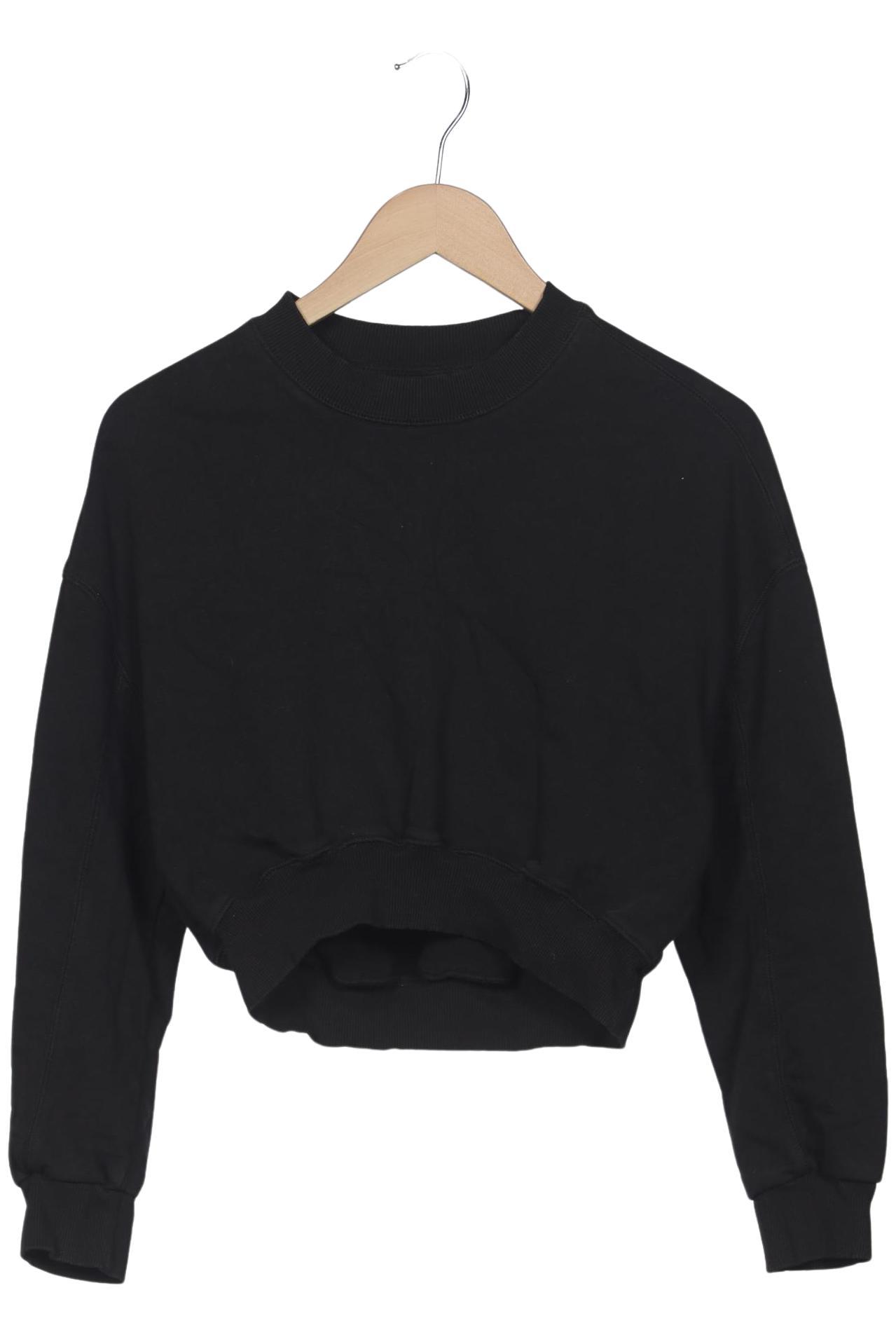 

H&M Damen Sweatshirt, schwarz, Gr. 34