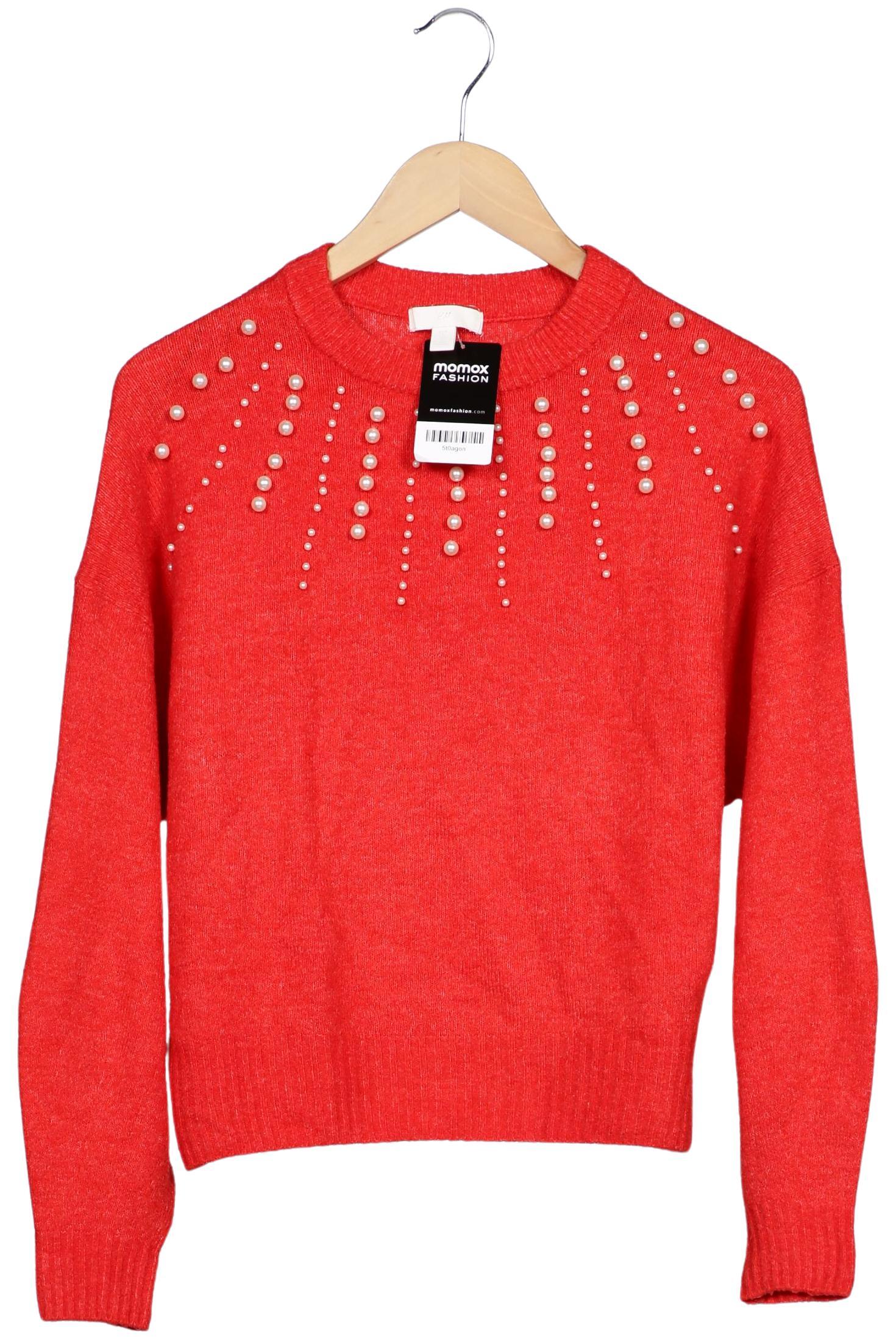 

H&M Damen Pullover, rot, Gr. 36