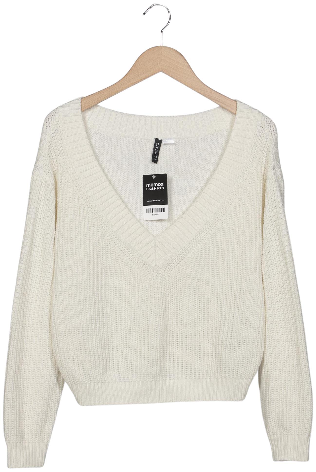 

H&M Damen Pullover, cremeweiß, Gr. 38