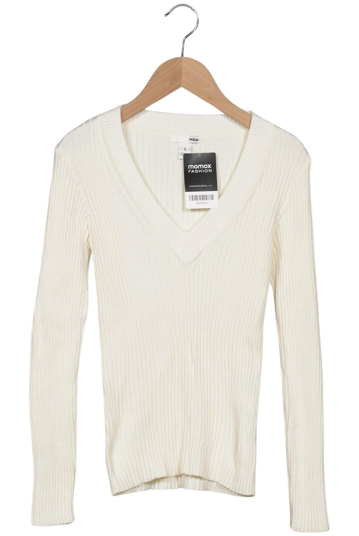 

H&M Damen Pullover, cremeweiß, Gr. 36