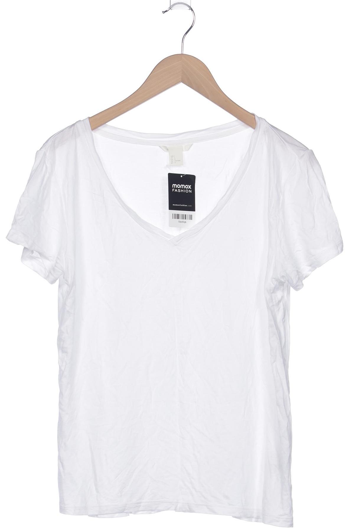

H&M Damen T-Shirt, weiß, Gr. 42