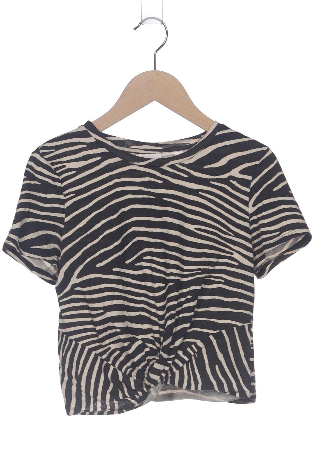 

H&M Damen T-Shirt, schwarz, Gr. 34