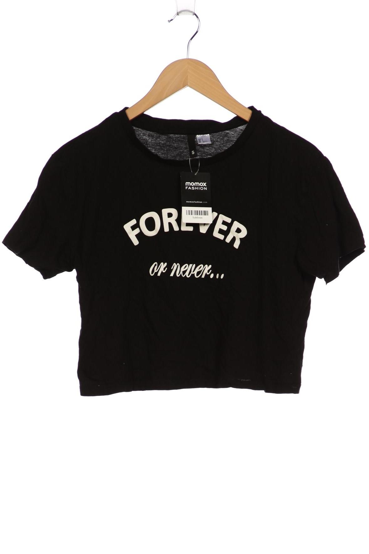 

H&M Damen T-Shirt, schwarz, Gr. 36