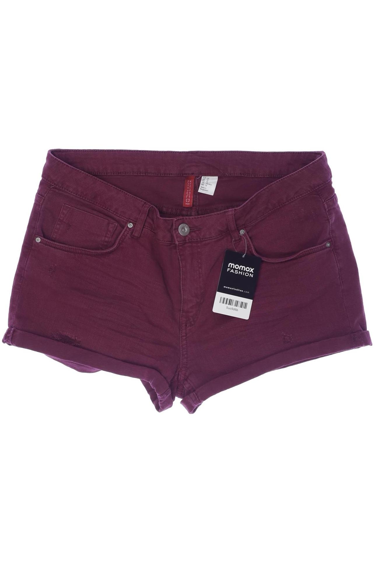 

H&M Damen Shorts, bordeaux, Gr. 42