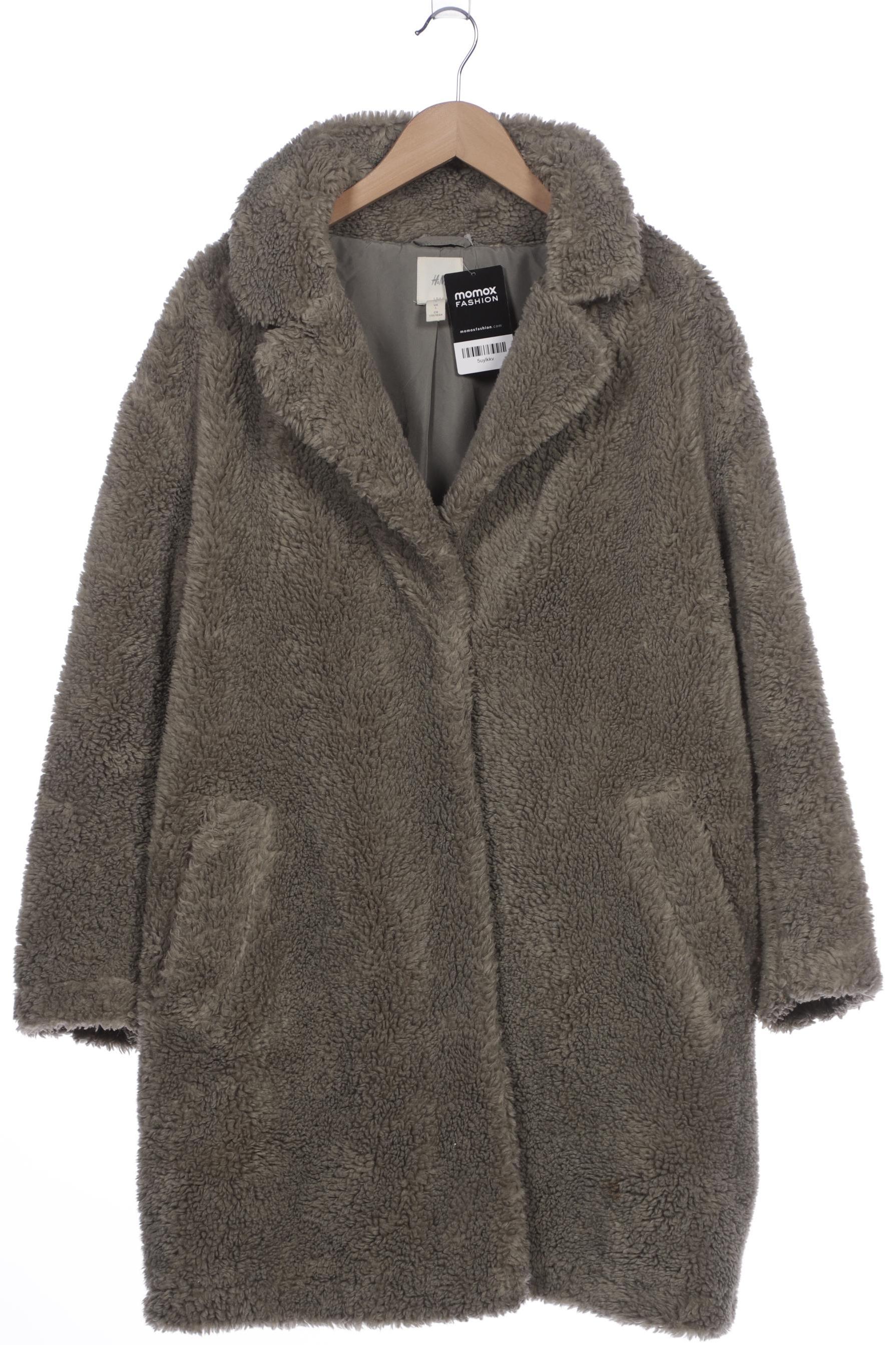 

H&M Damen Mantel, grün, Gr. 42