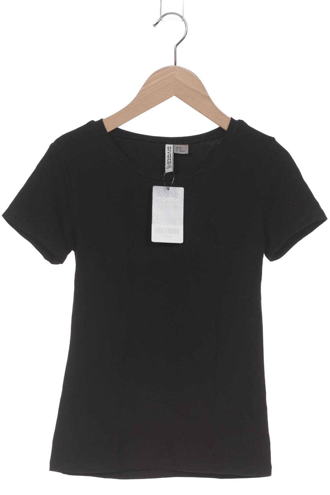 

H&M Damen T-Shirt, schwarz, Gr. 34