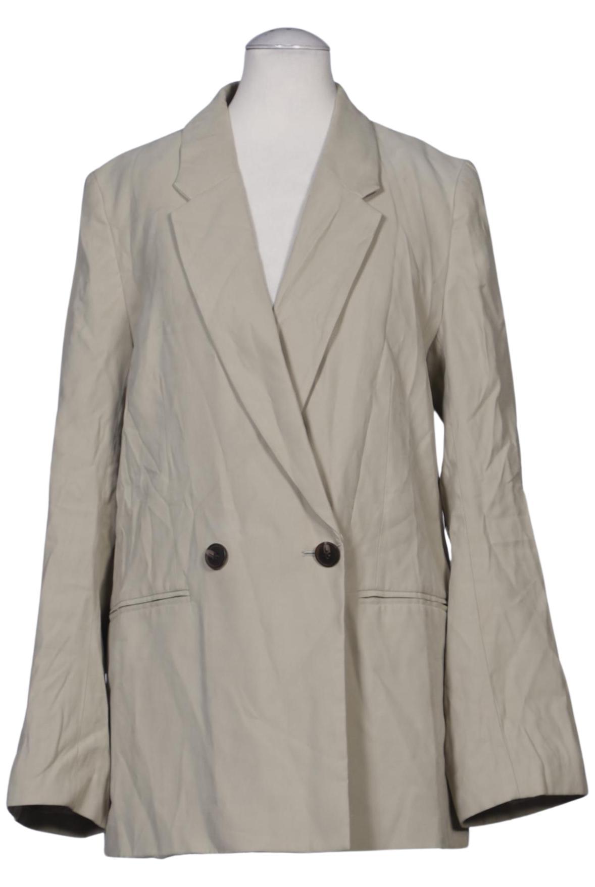 

H&M Damen Blazer, beige, Gr. 34