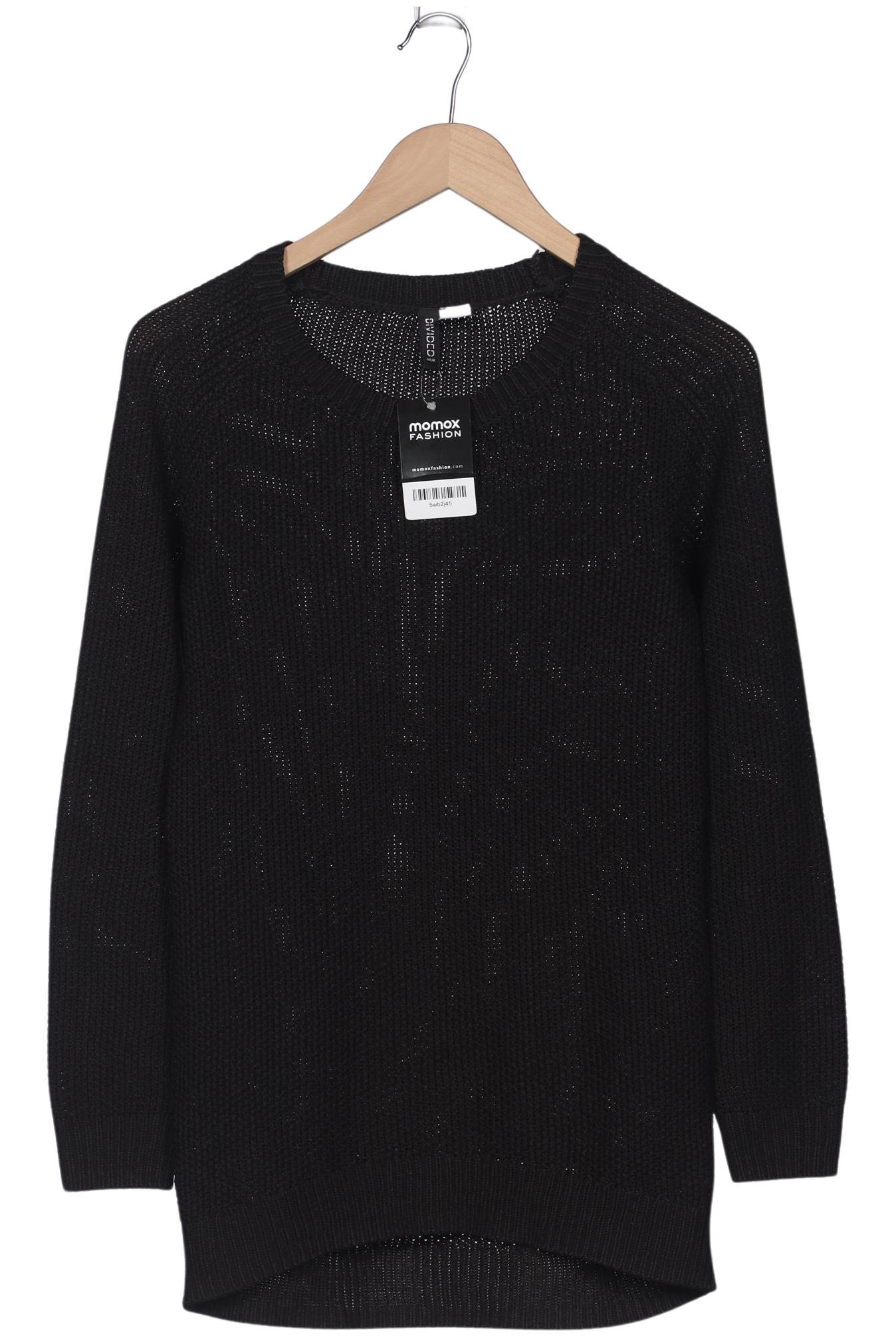 

H&M Damen Pullover, schwarz, Gr. 34