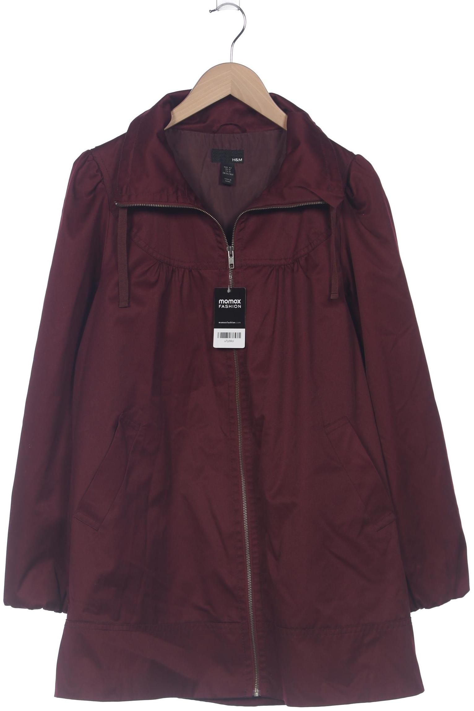 

H&M Damen Mantel, bordeaux, Gr. 42
