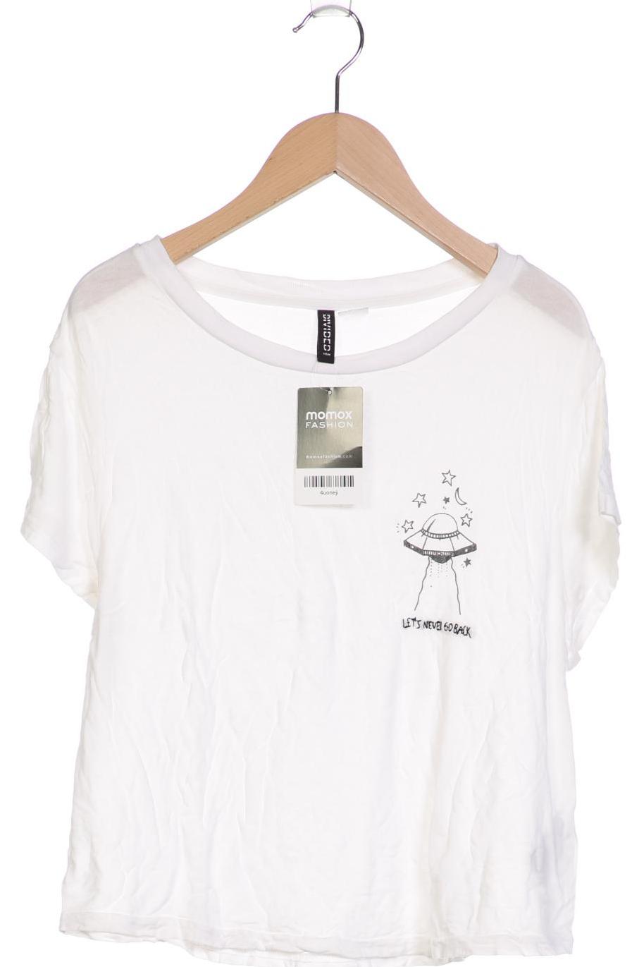 

H&M Damen T-Shirt, weiß, Gr. 38