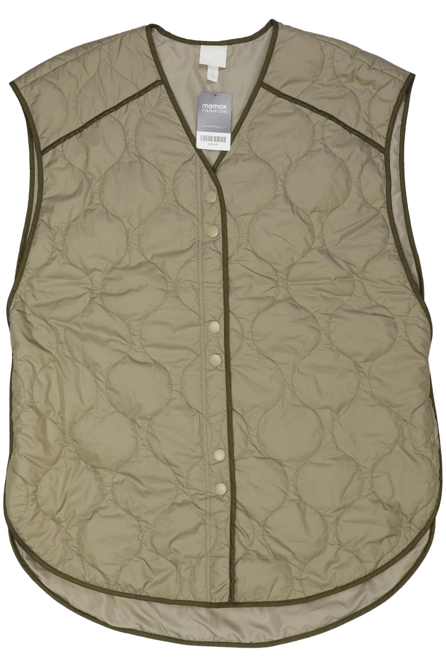 

H&M Damen Weste, grün, Gr. 38