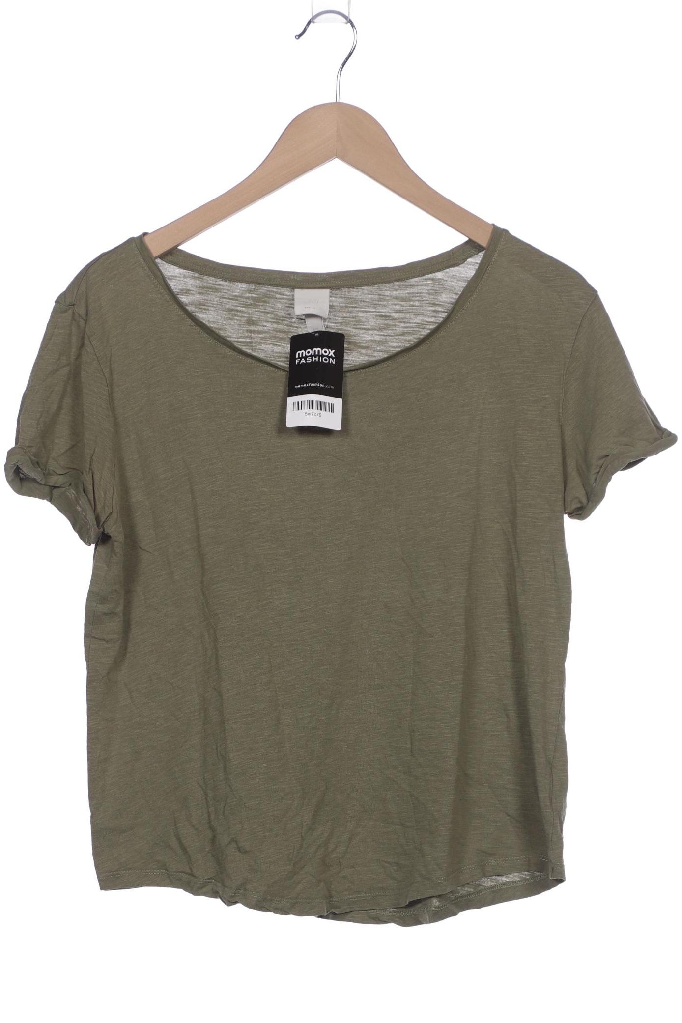 

H&M Damen T-Shirt, grün, Gr. 36