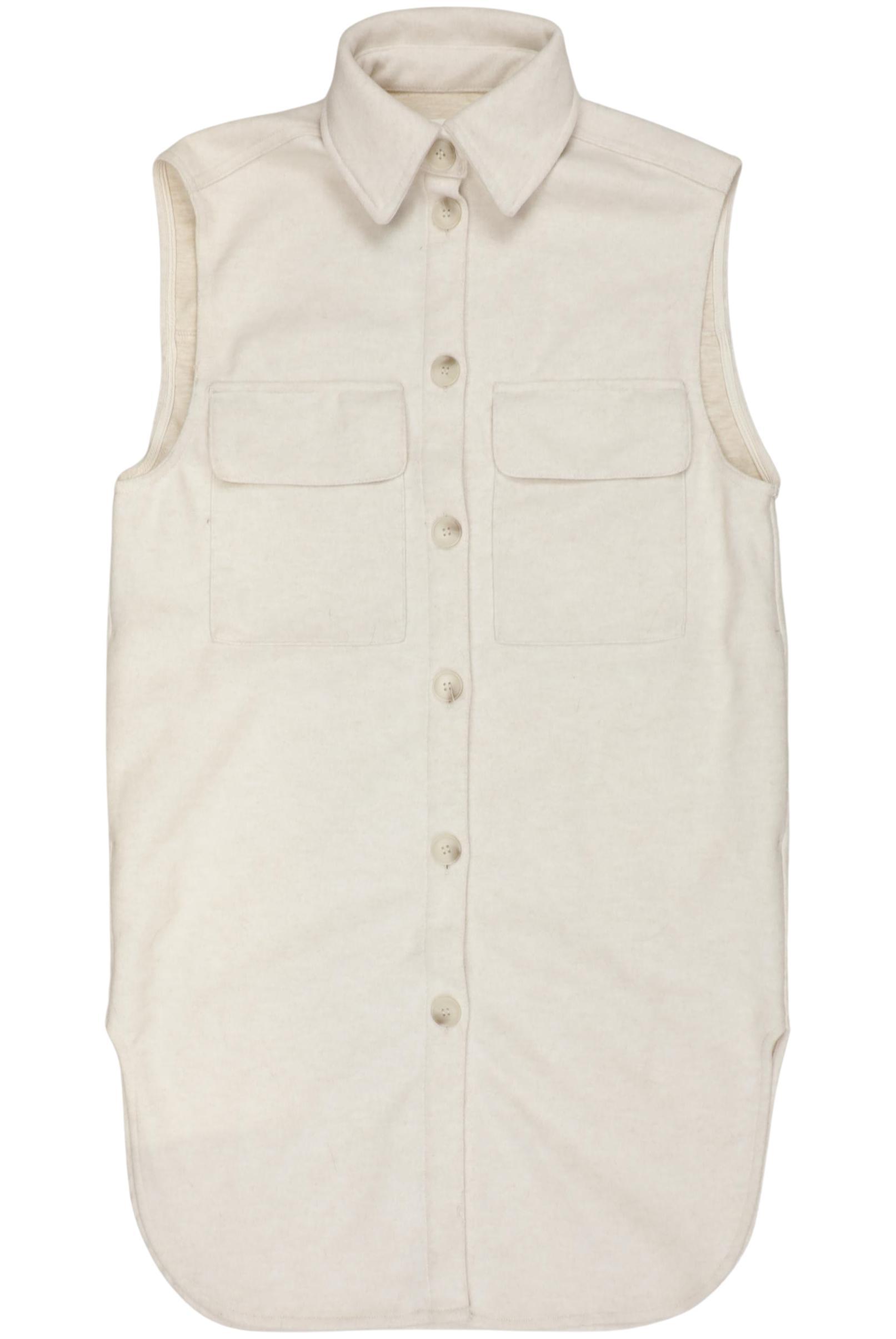 

H&M Damen Weste, cremeweiß, Gr. 34