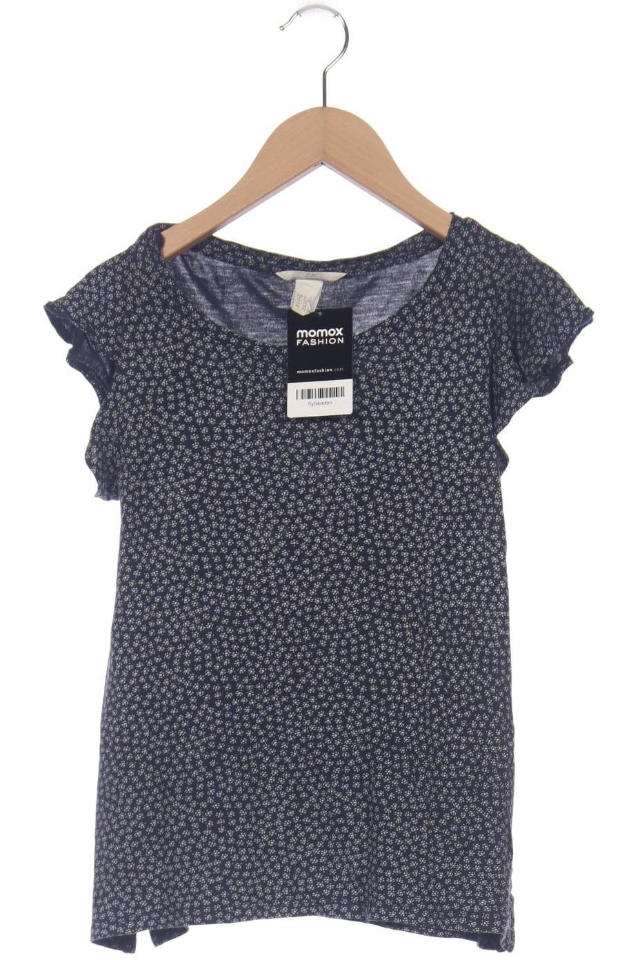 

H&M Damen T-Shirt, marineblau, Gr. 34