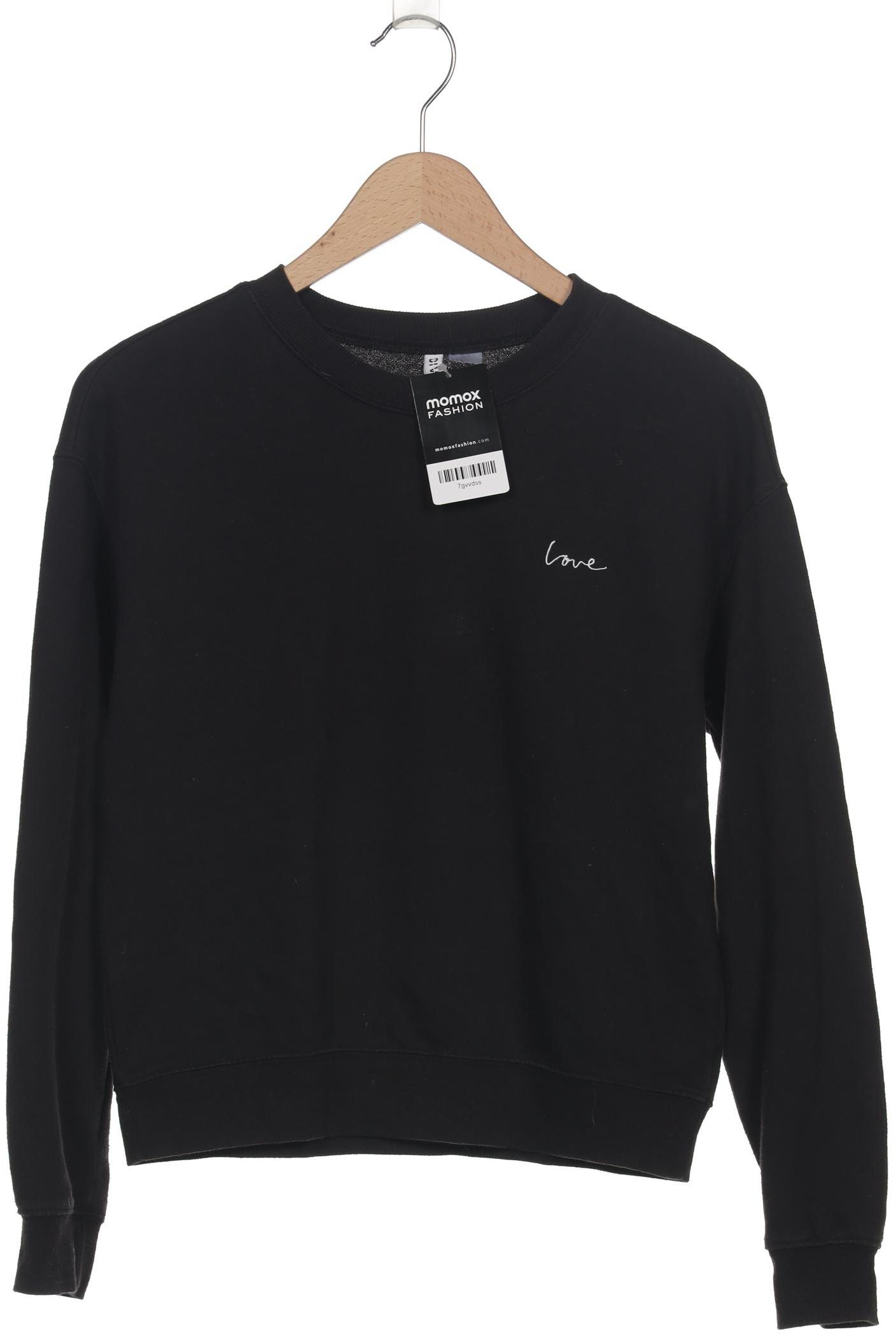 

H&M Damen Sweatshirt, schwarz, Gr. 36