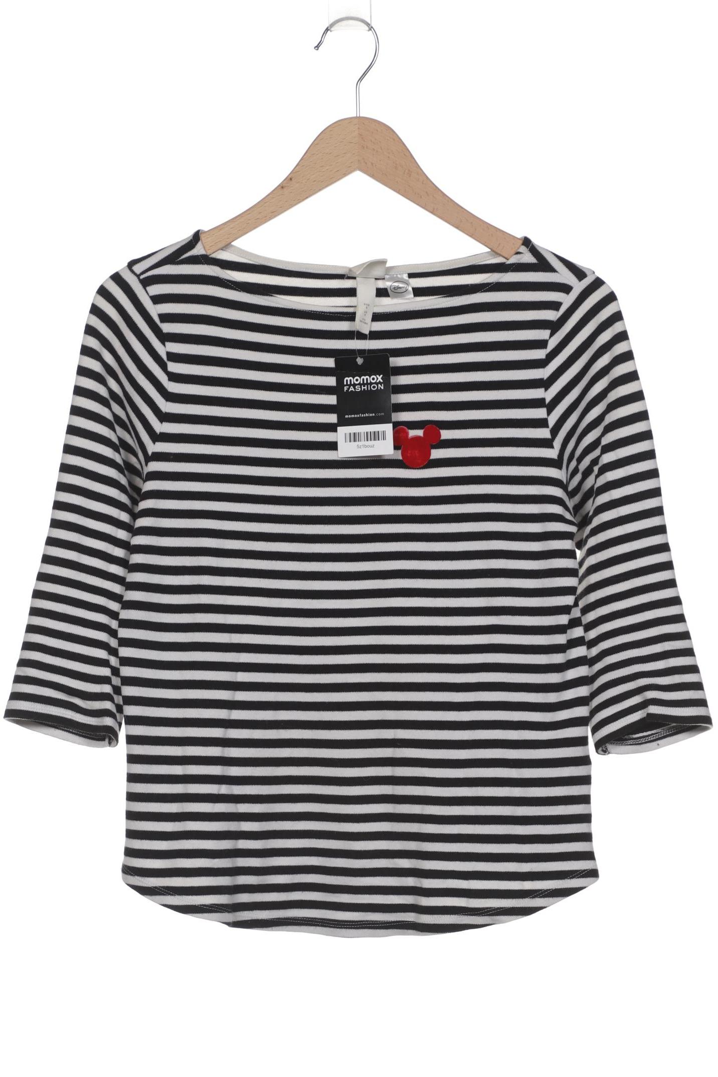 

H&M Damen Langarmshirt, weiß, Gr. 36