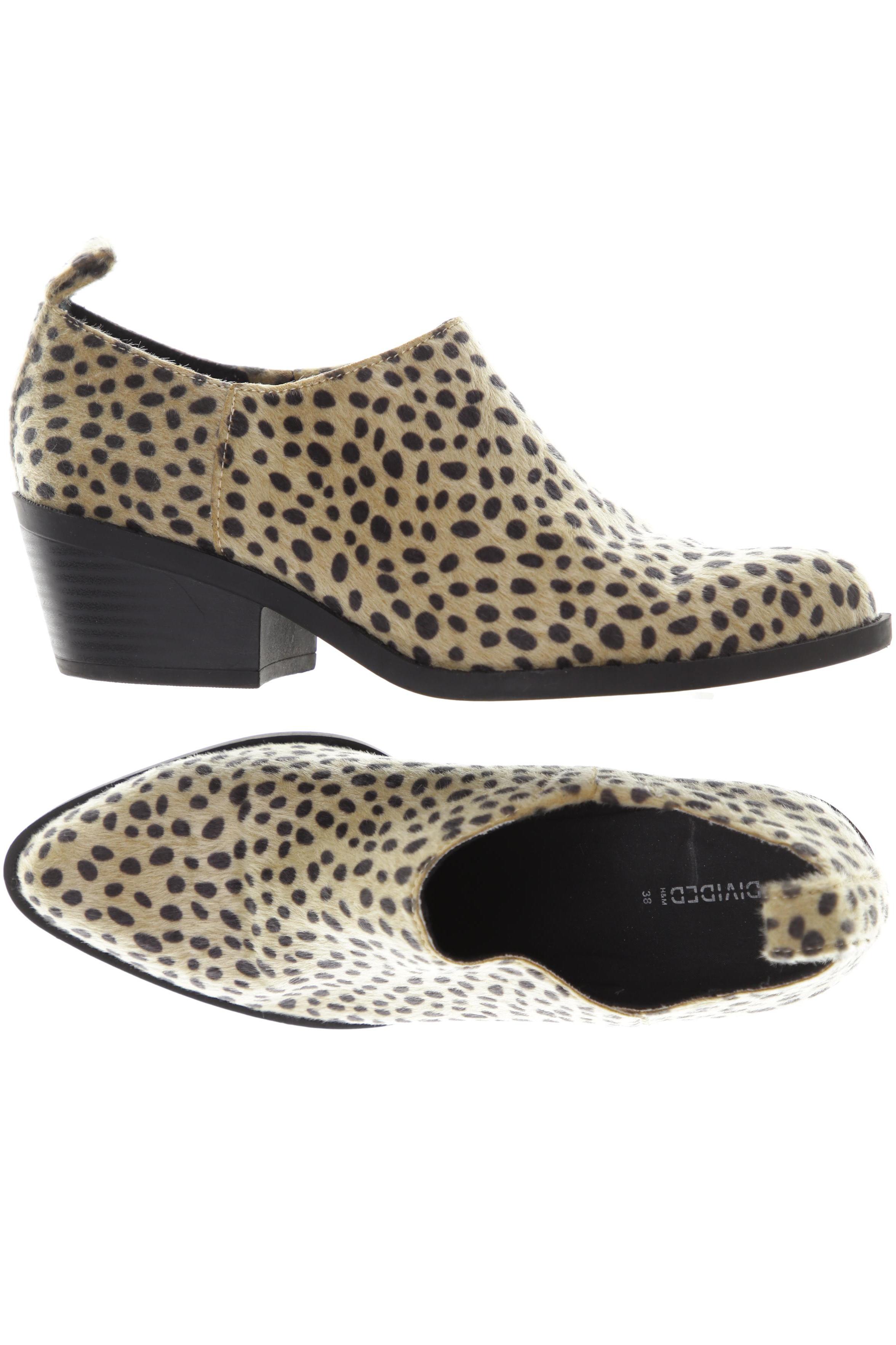 

H&M Damen Stiefelette, beige, Gr. 38