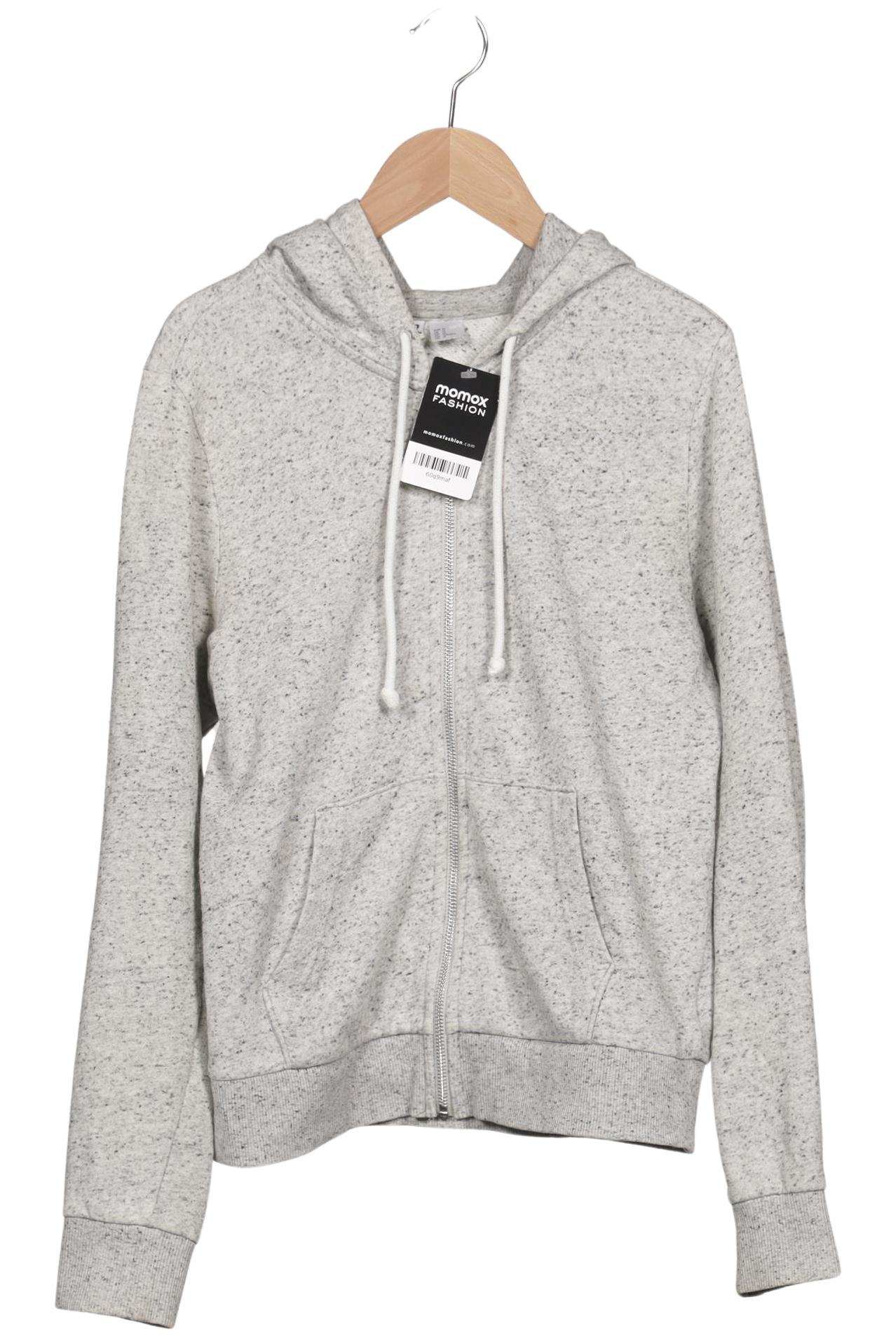 

H&M Damen Kapuzenpullover, grau, Gr. 38