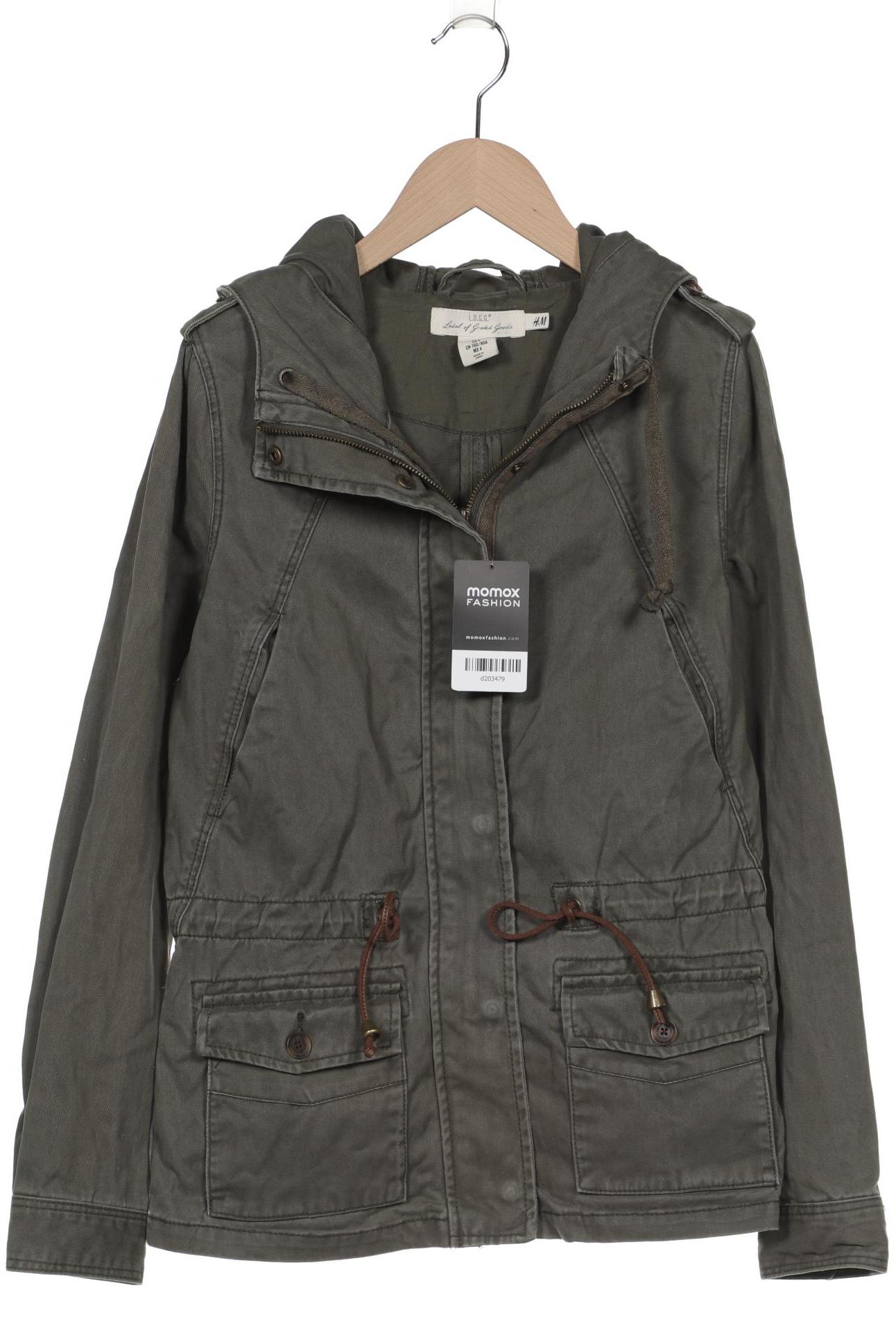 

H&M Damen Jacke, grün, Gr. 34