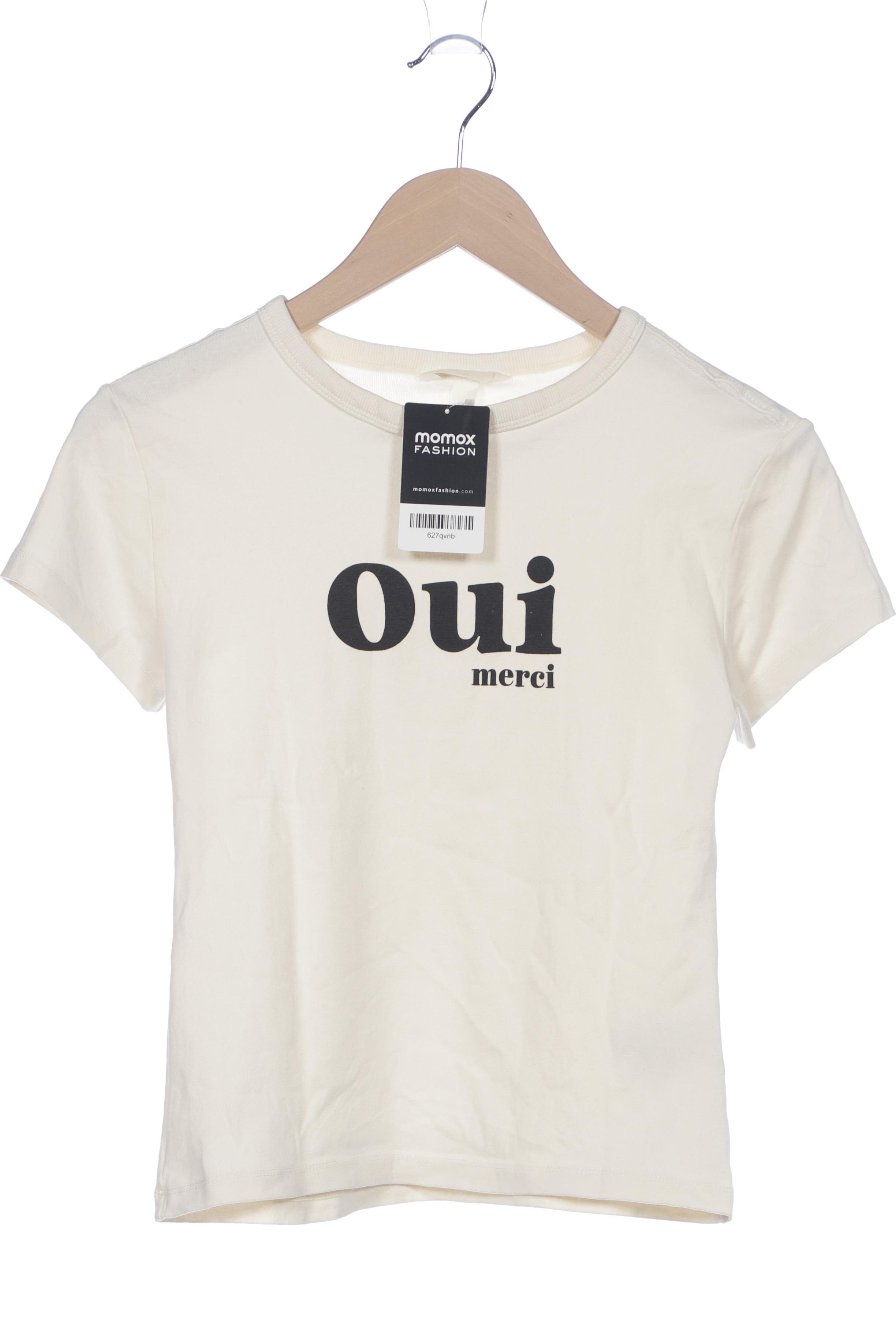 

H&M Damen T-Shirt, weiß, Gr. 34