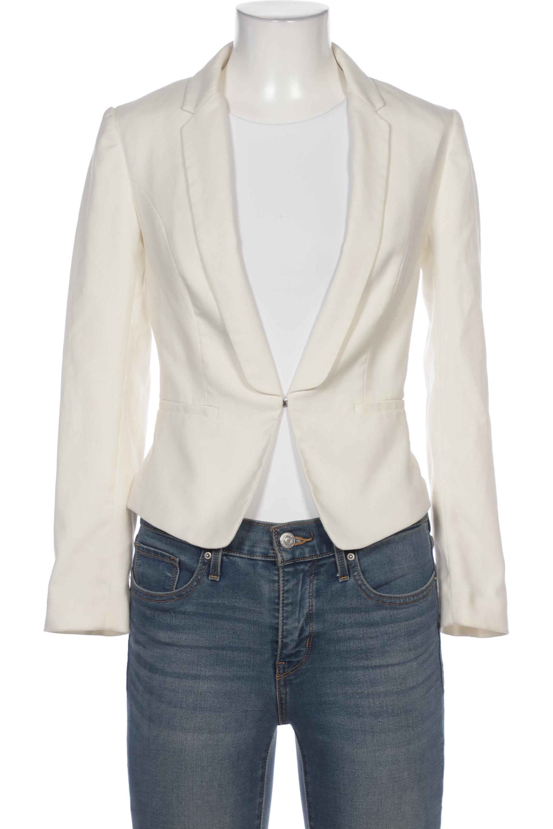 

H&M Damen Blazer, weiß, Gr. 34