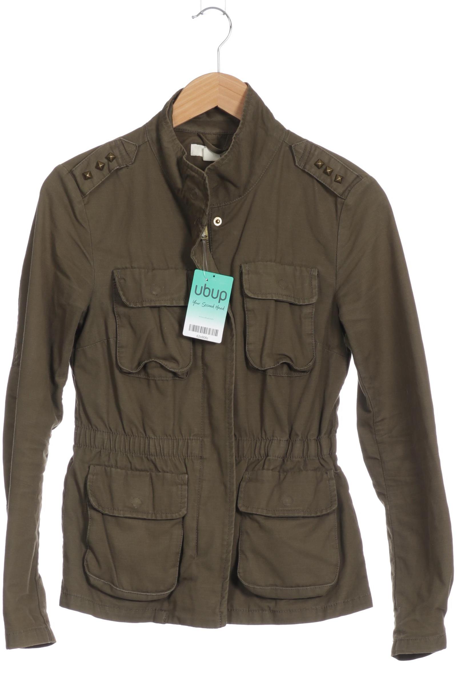 

H&M Damen Jacke, grün, Gr. 34