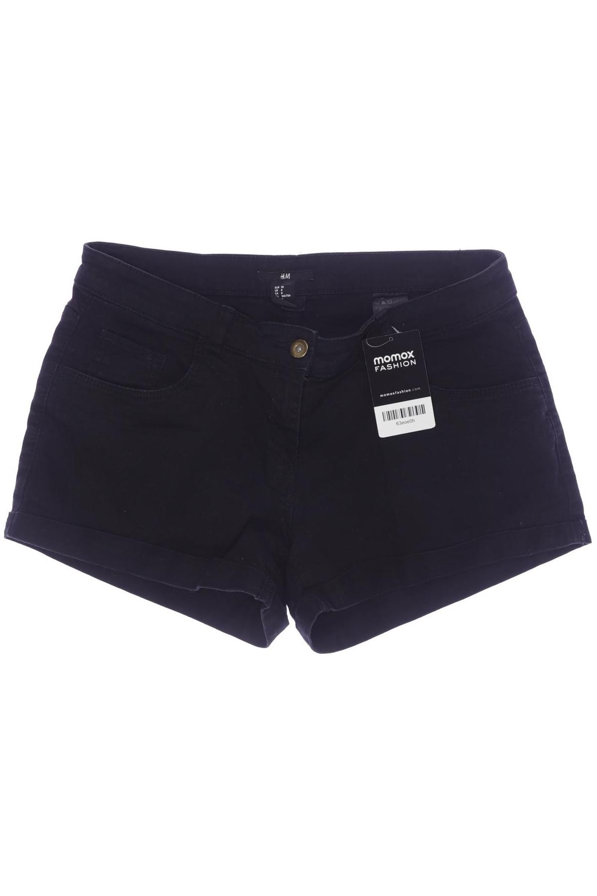 

H&M Damen Shorts, schwarz, Gr. 38