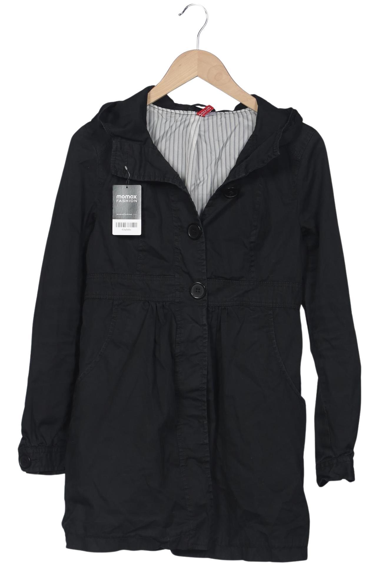 

H&M Damen Mantel, schwarz, Gr. 38