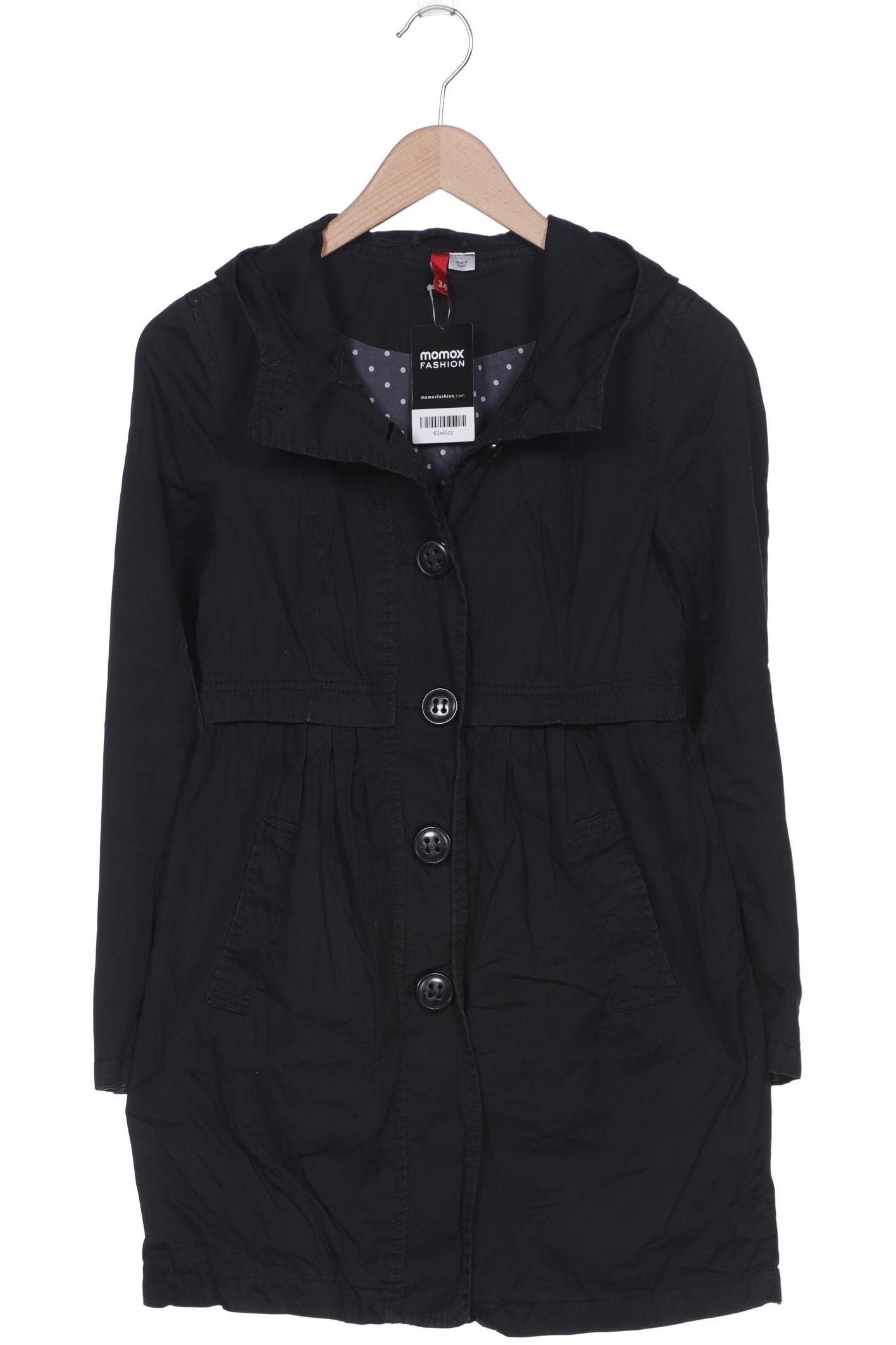 

H&M Damen Mantel, schwarz