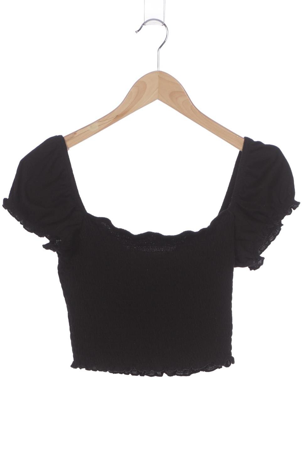 

H&M Damen T-Shirt, schwarz, Gr. 42