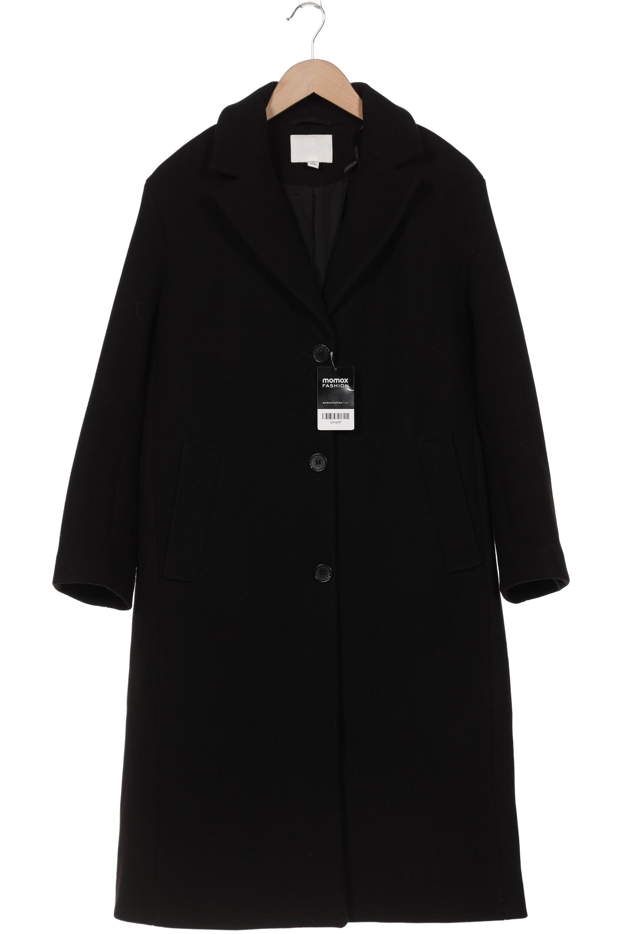 

H&M Damen Mantel, schwarz, Gr. 36
