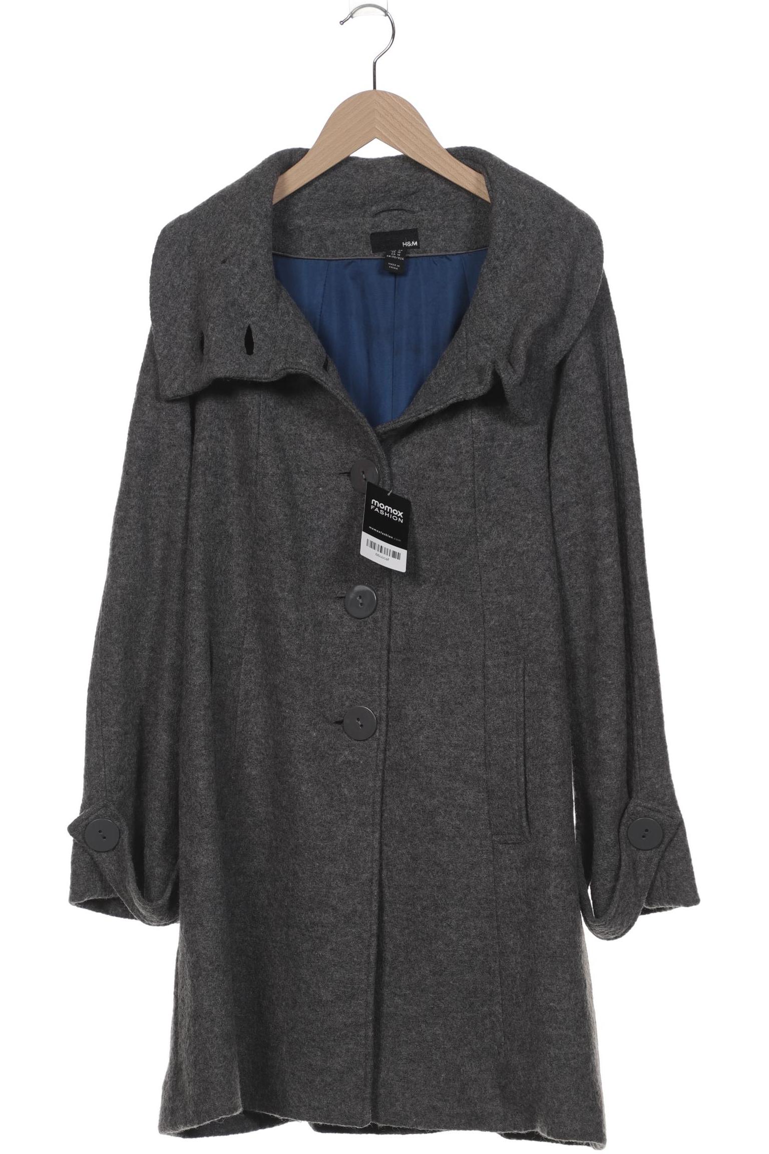 

H&M Damen Mantel, grau, Gr. 40