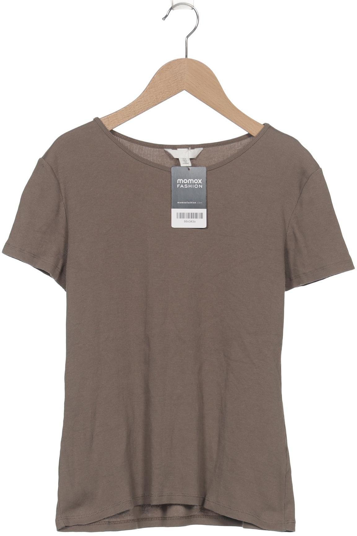 

H&M Damen T-Shirt, braun, Gr. 38