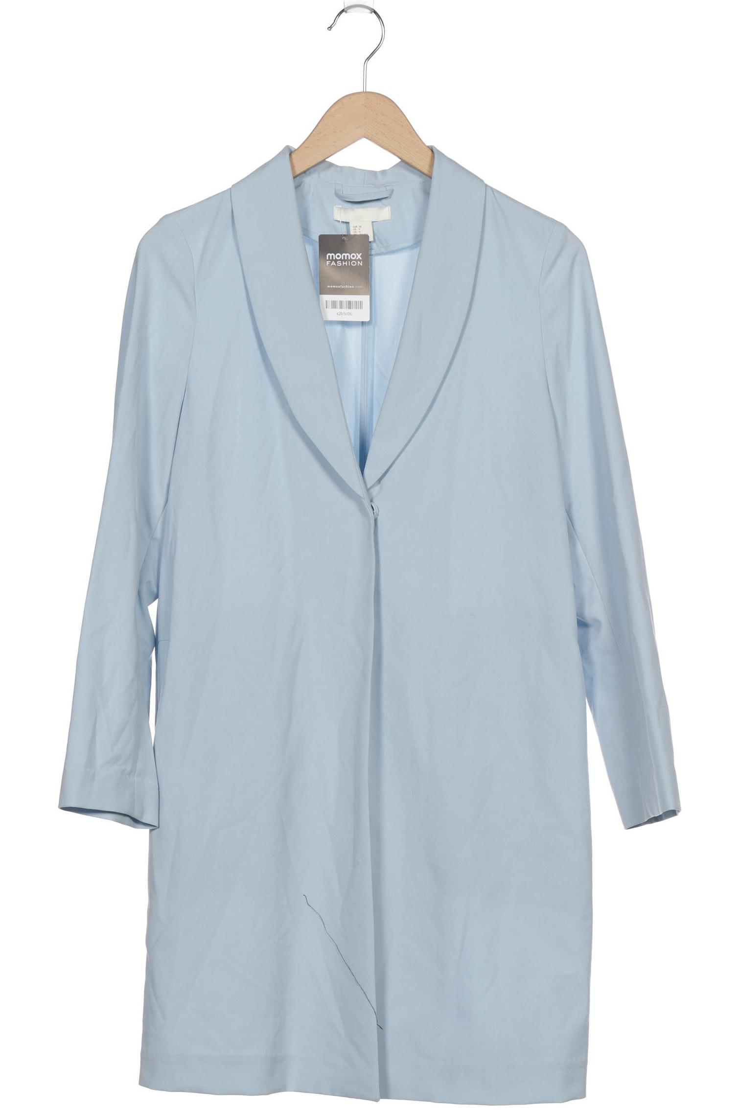 

H&M Damen Mantel, hellblau, Gr. 36